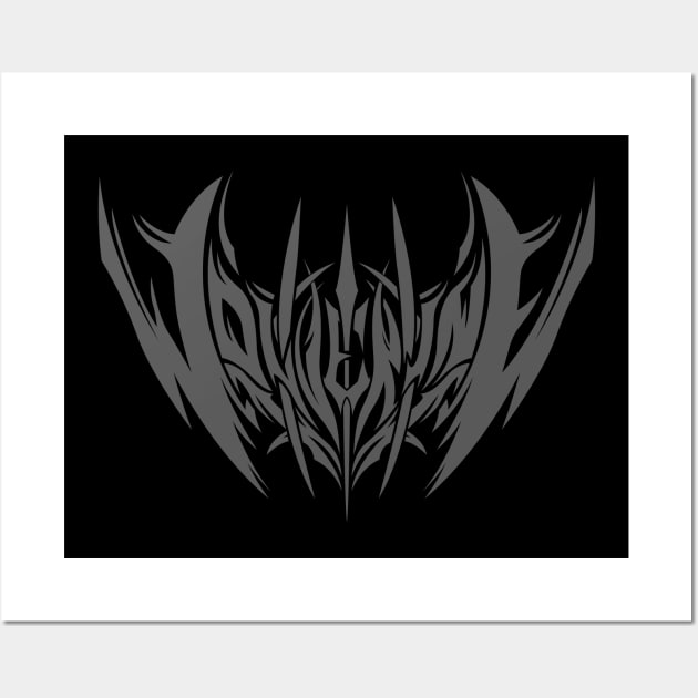 Wolverine (gray) Wall Art by BlackMetalStar